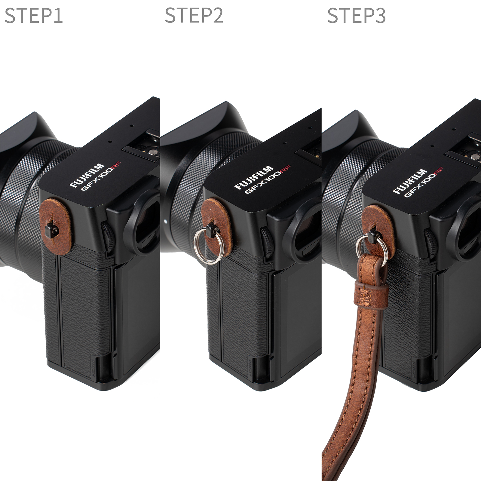 FUJIFILM GFX100RF Leather Case | Enhanced Grip, Retro Style