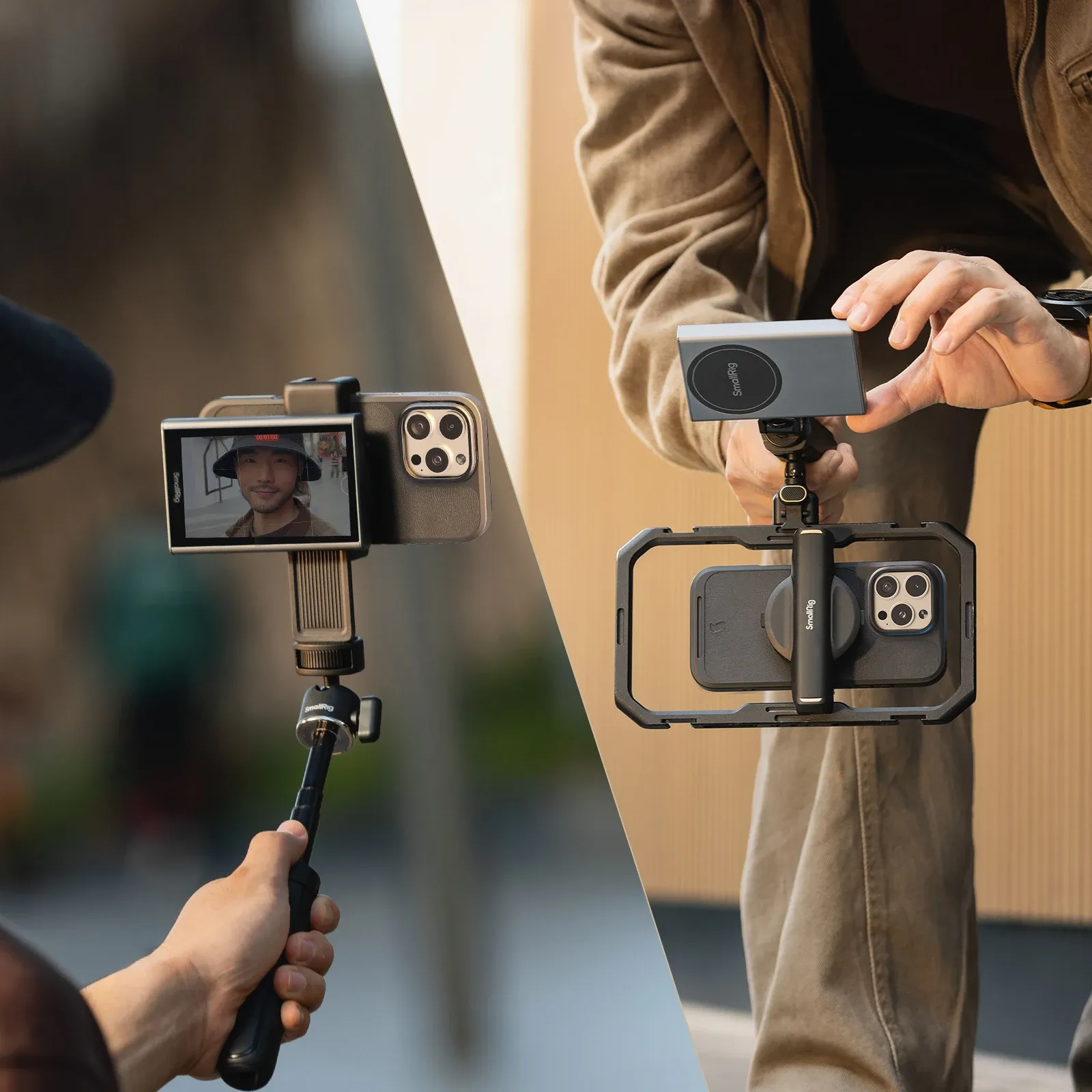 Wireless Vlog Selfie Monitor Kit for Phone