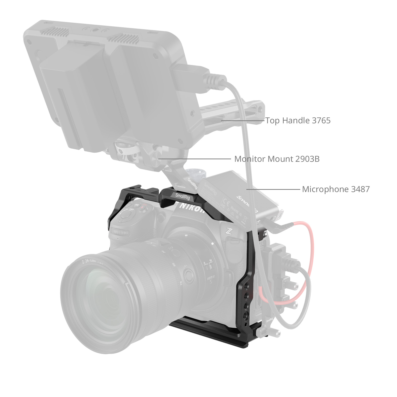 Nikon Z 8 Cage | Full Access, Arca-Swiss Quick Release