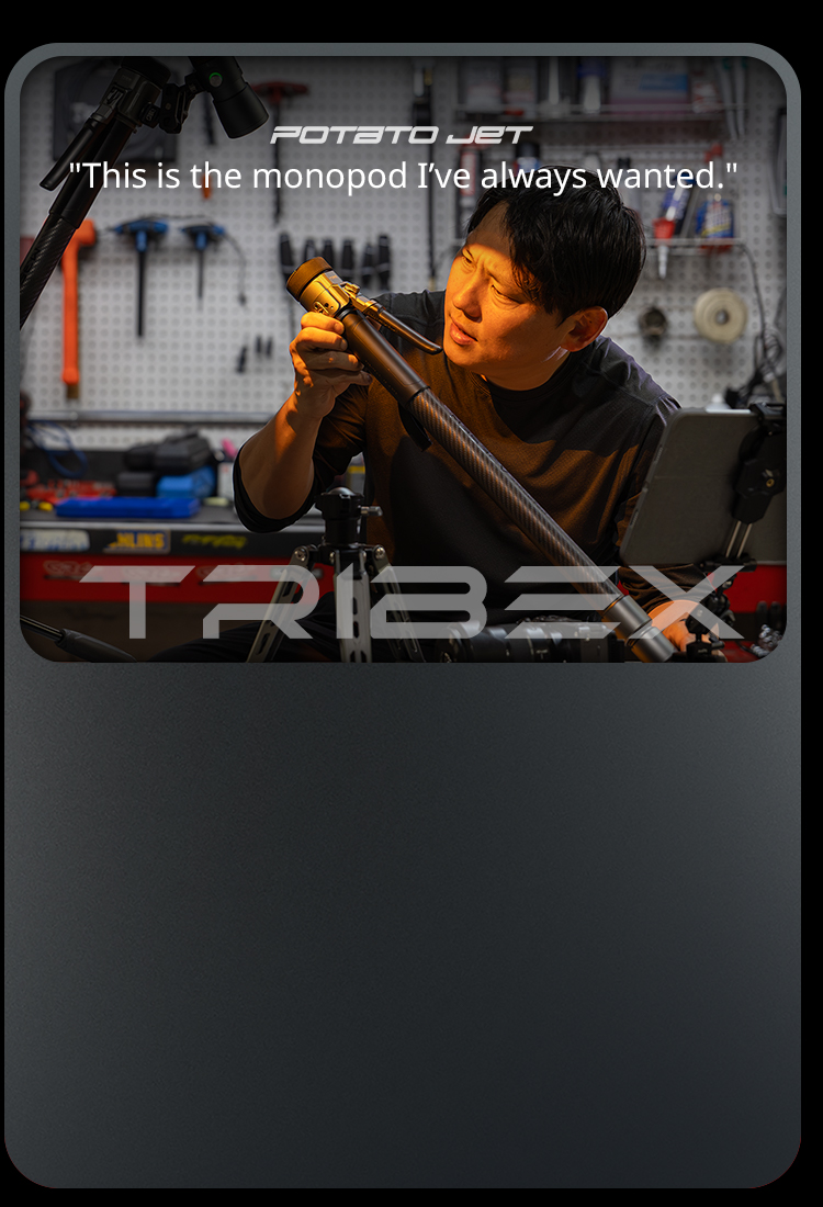 SmallRig x Potato Jet TRIBEX PRO X-Clutch 油圧式一脚（写真撮影用）
