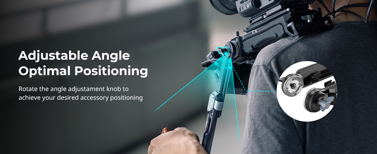 Shoulder Rig Adapter | ARRI Rosette, Quick Adjust | SmallRig