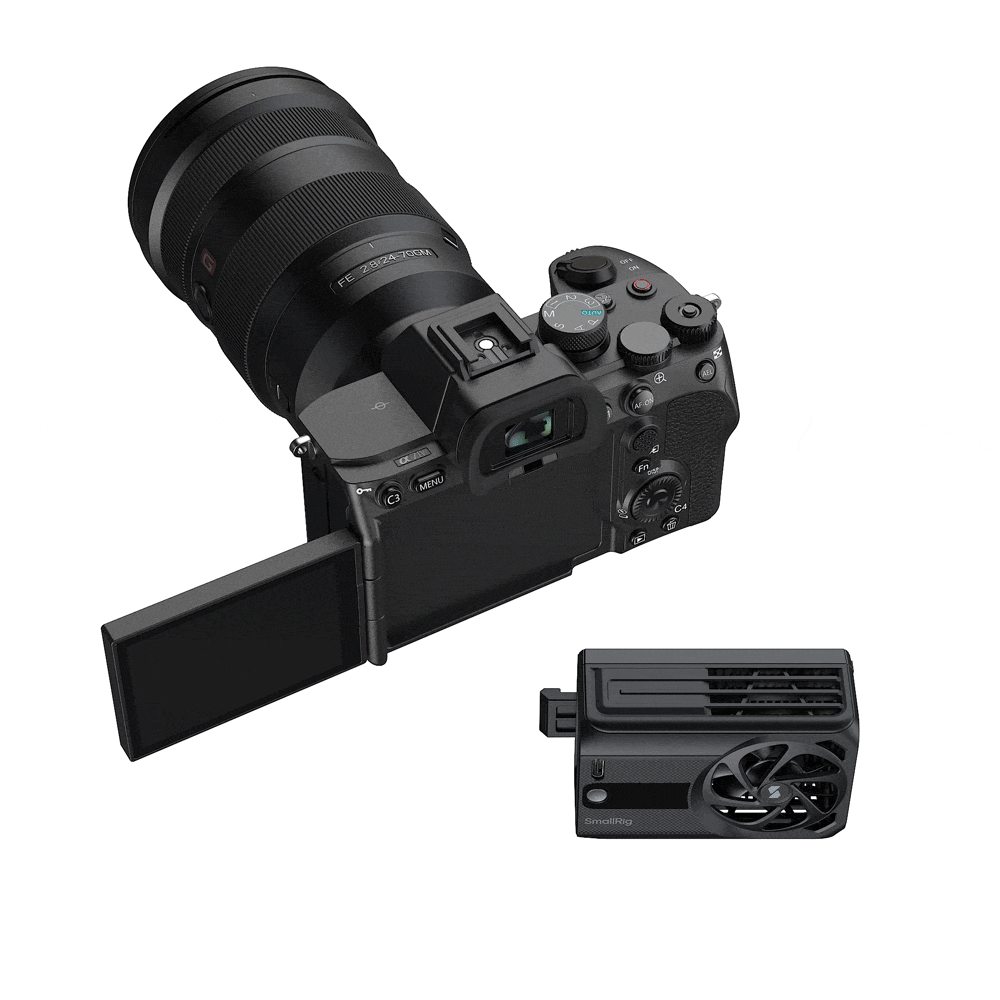 SHOP BY/For Sony/Alpha 7C Cooling Fan for Mirrorless Cameras (Hybrid Cooling/Basic Fan))-For Brands:Sony、 Canon/For Models:FX3、FX30、α7 IV、α7S III、α7C II、α7CR、α7C、α6700、ZV-E1、ZV-E10、ZV-E10 II、ZV-1、ZV-1F、 EOS R5