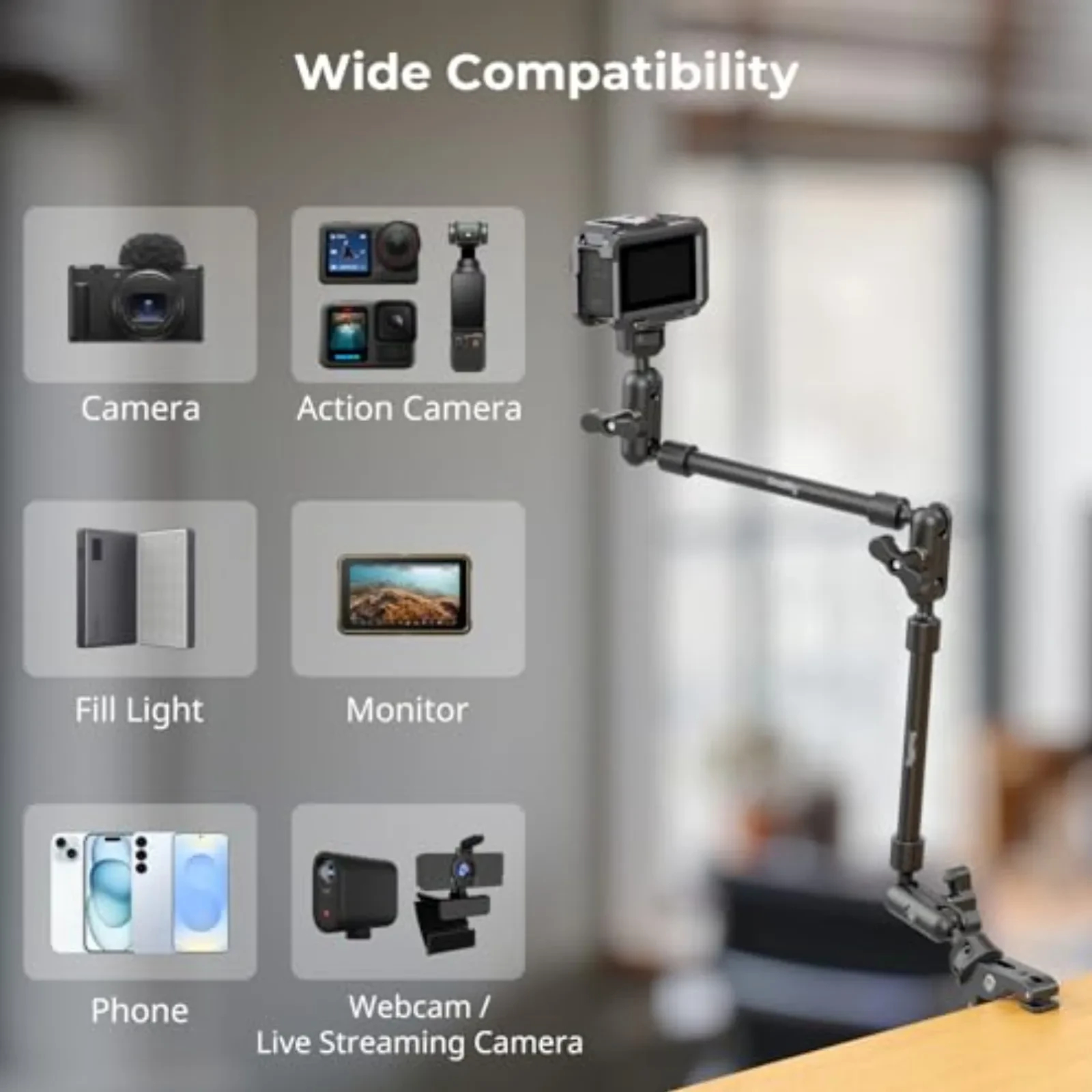 Mini Shock Absorber Arm | Smooth Video for Action Cameras