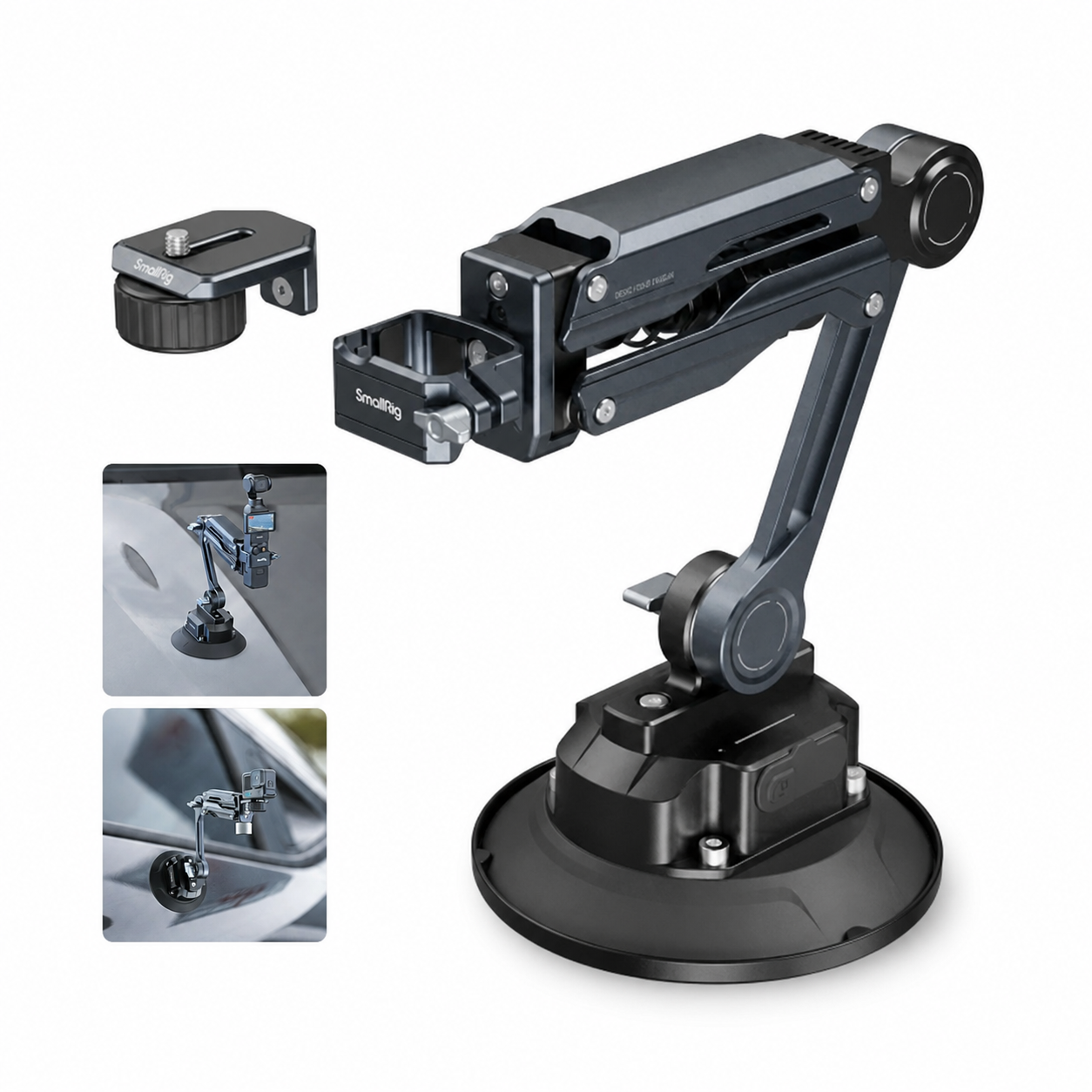 SmallRig DJI Osmo 4P / 4 / 3およびXtra Muse用電子吸盤付きショックアブソーバーサポート 製品画像 1