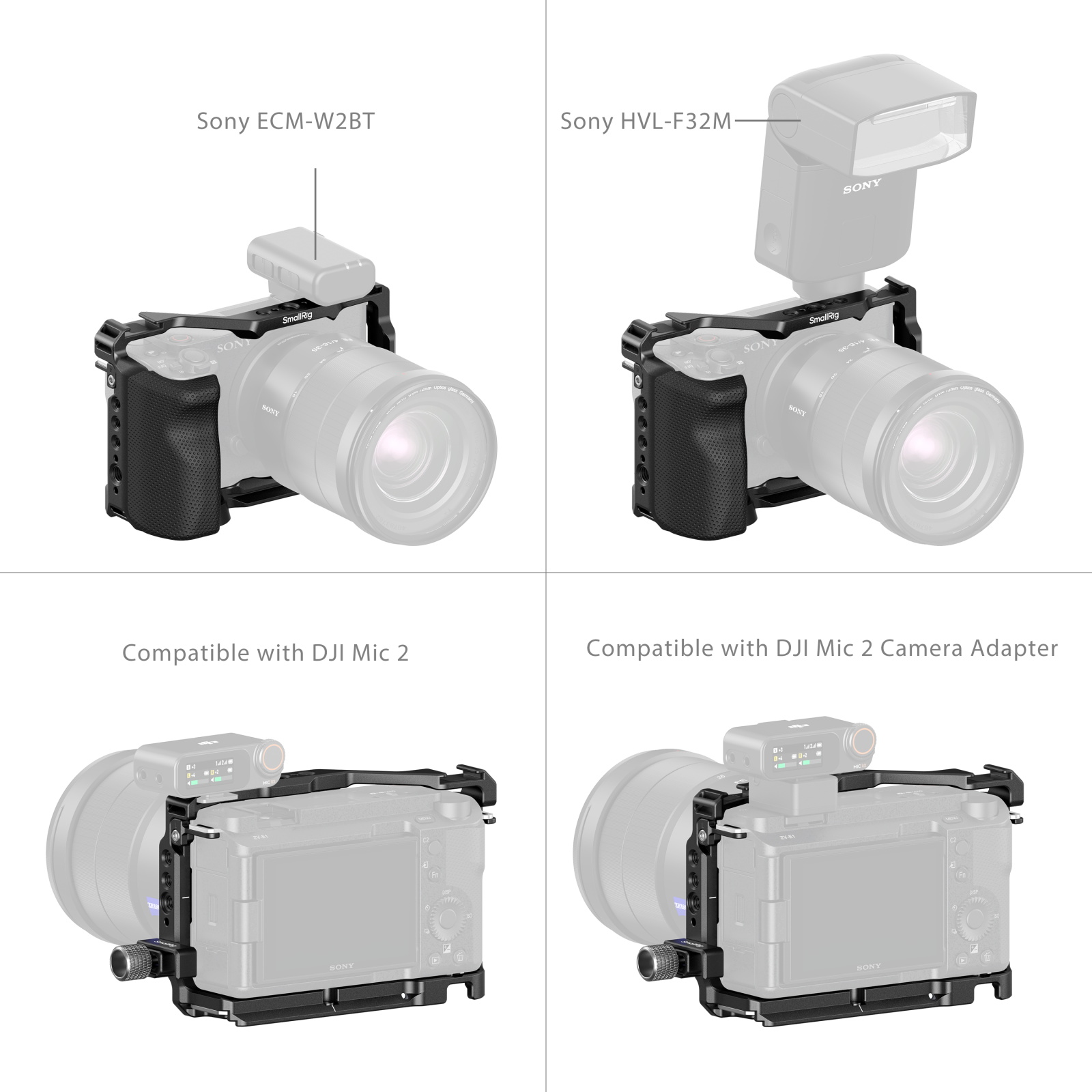 Camera Cage Kit for ZV-E1 | Arca-Swiss Plate & HDMI Clamp