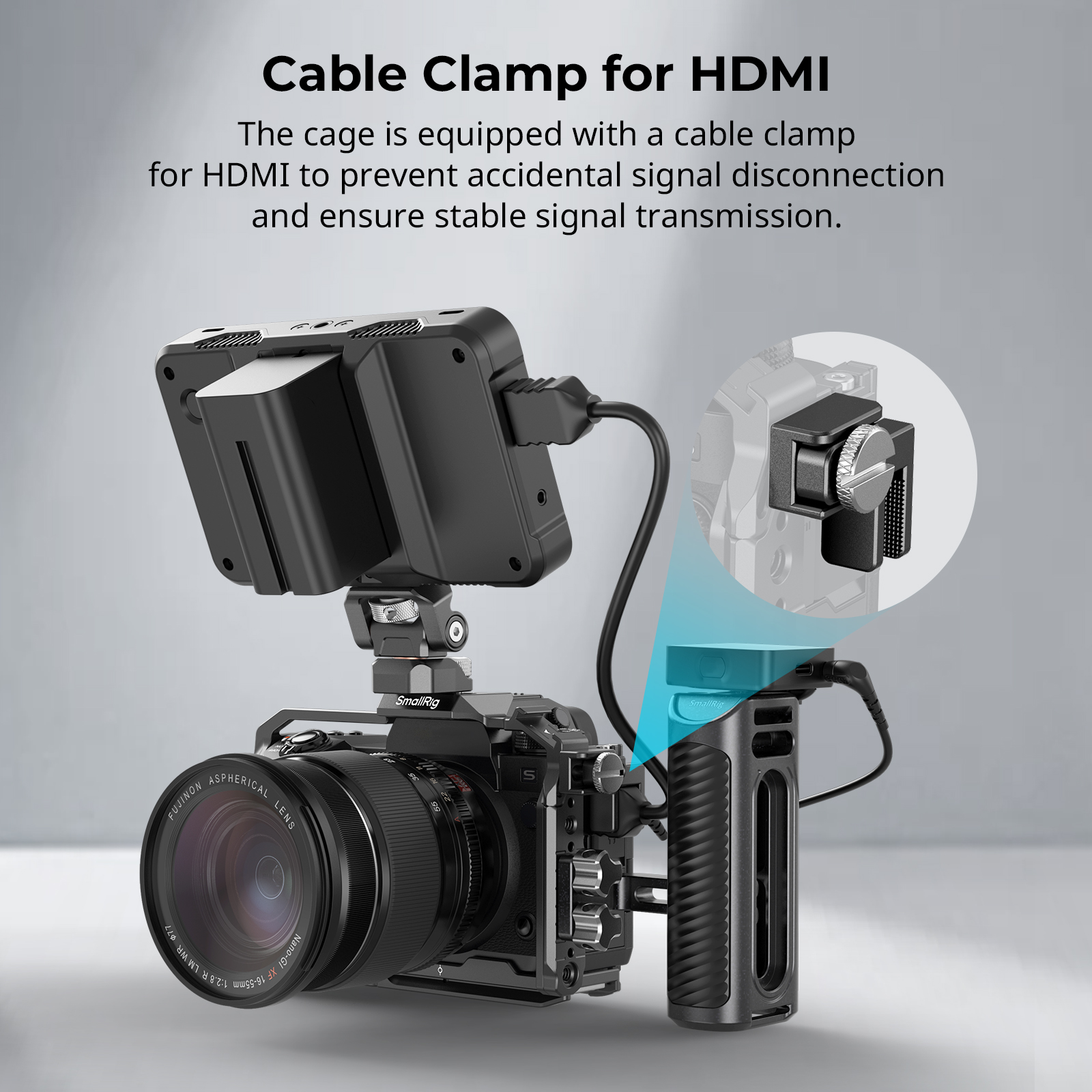 X-H2 / X-H2S Cage | HawkLock QR | Arca Base | HDMI Clamp