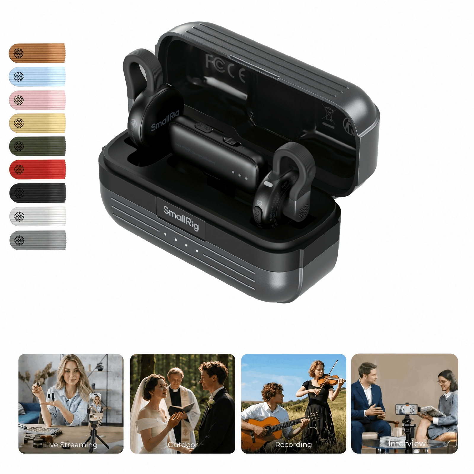 S70 Ultra Thin Invisible Wireless Microphone 