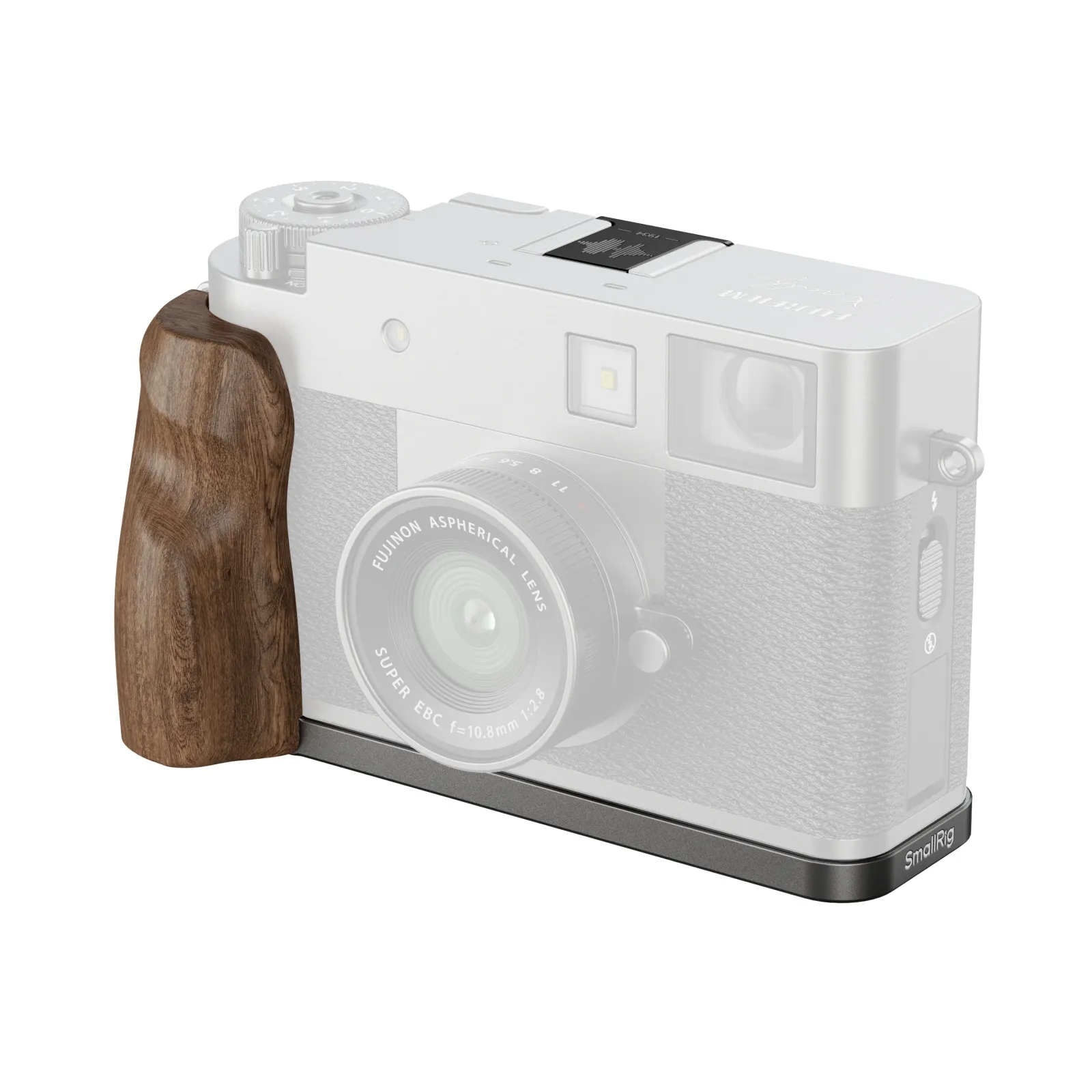 L-Plate | Wood Grip | Port Access | Silver Black