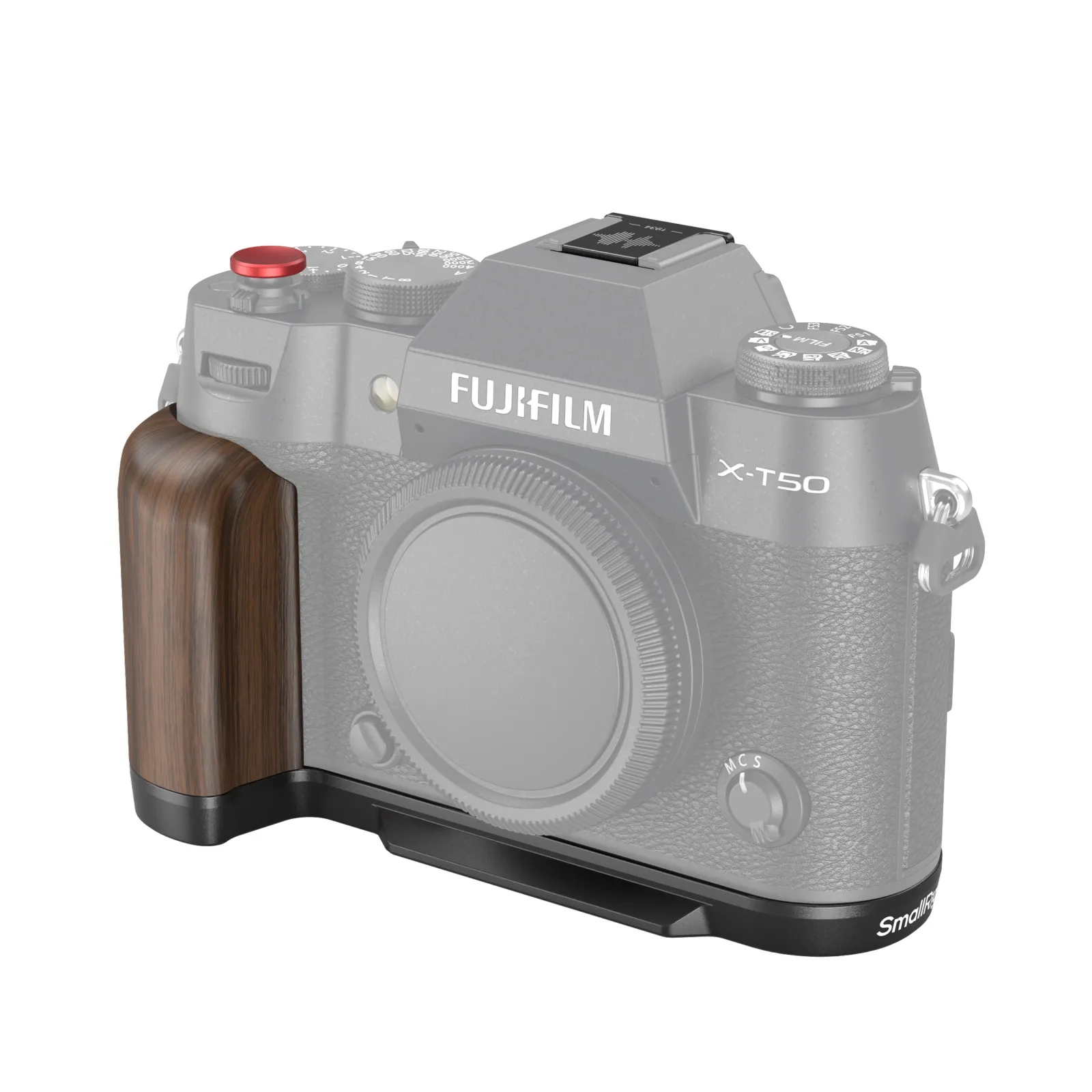 Wooden L-Shape Grip for X-T50 | Arca-Swiss | Ergonomic Wood