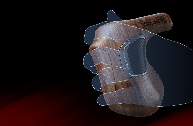 ARRI Rosette Wooden Handle | Secure Grip & Fluid Rotation