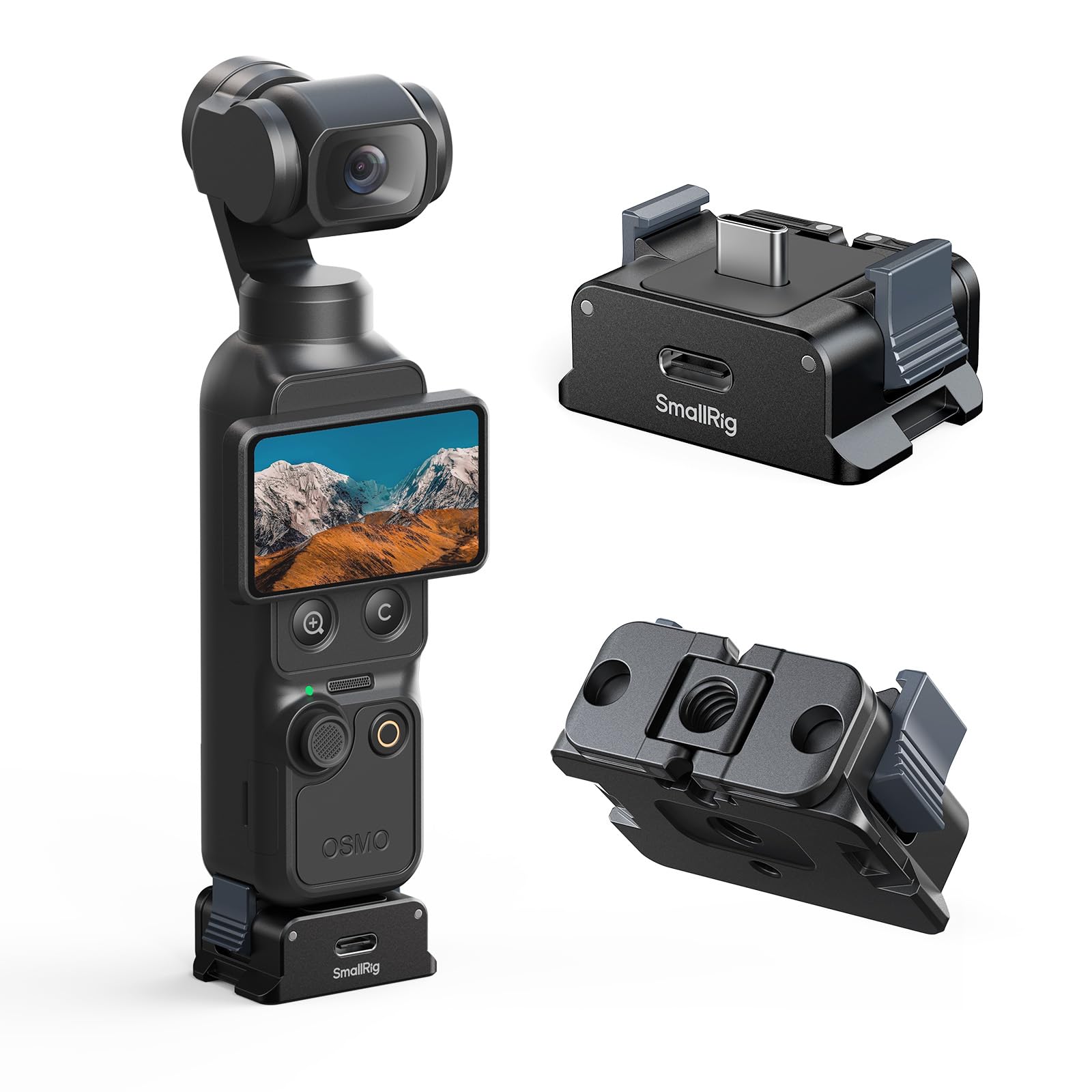 Battery Adapter Plate for DJI Osmo Pocket 4P / 4 / 3 and Xtra Muse
