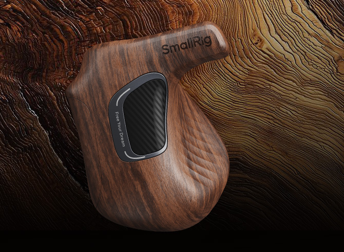 ARRI Rosette Wooden Handle | Secure Grip & Fluid Rotation