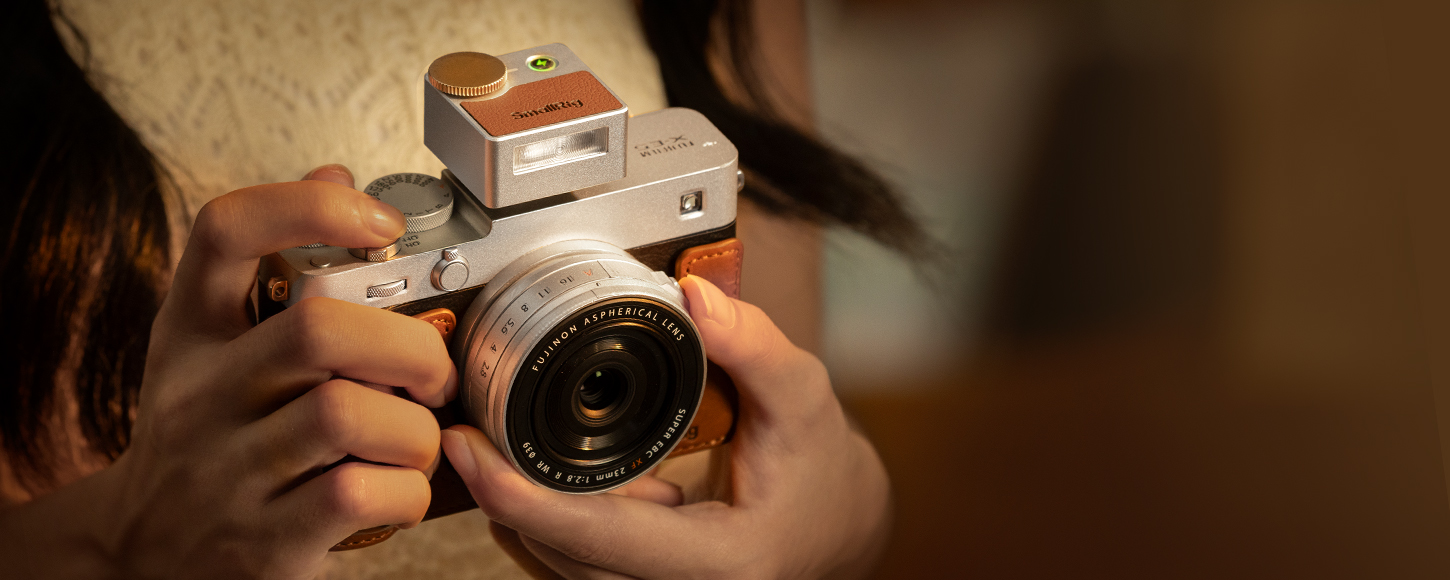 Kategori/Aydınlatma Sistemi/Cep Tipi LED Video Işıkları Retro Mini Speedlite Flaş 45g Kompakt Aynasız Kameralar İ&ccedil;in (Fujifilm/Nikon/Sony/Ricoh), GN8-10, 5 Seviye-SKU:5882/Paket Ağırlığı (kg):0.098/
