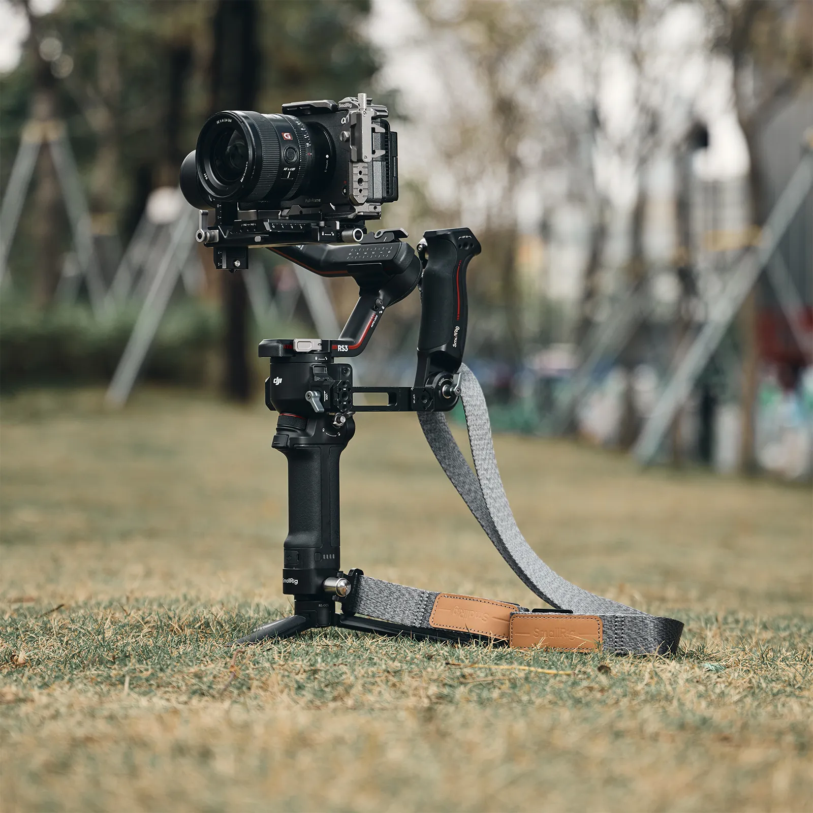 Gimbal Shoulder Mount Sling Handle With Weight-Reducing