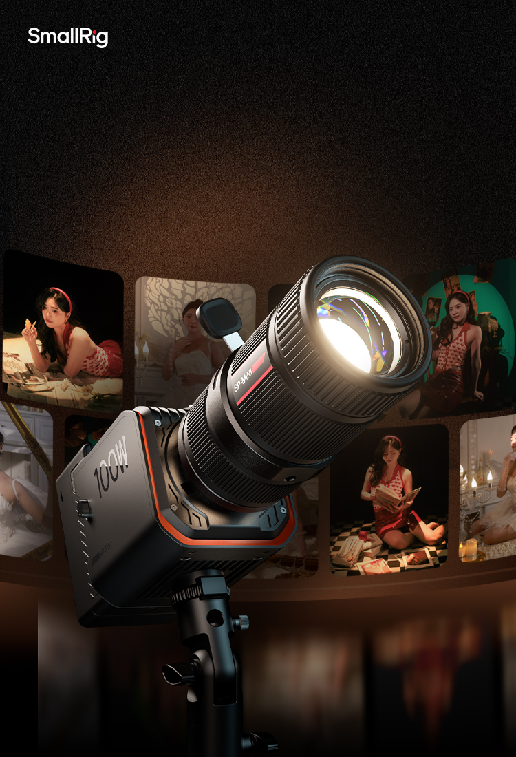 Ulanzi Light Smallrig V Mount Yugam Mini Optical Bowens Mount