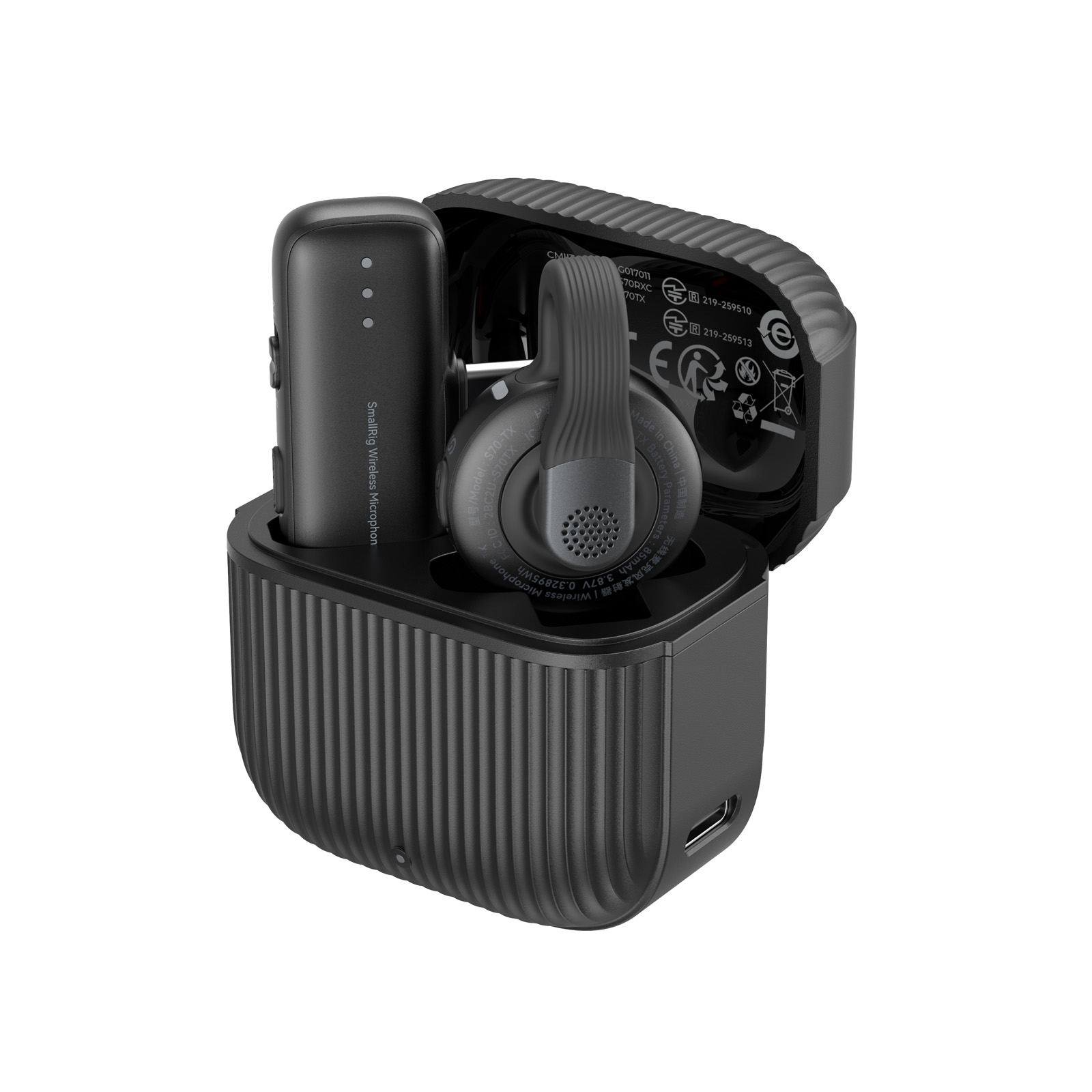 S70-C1 Single USB-C Wireless Mic, Mini Phone Lapel Mic for