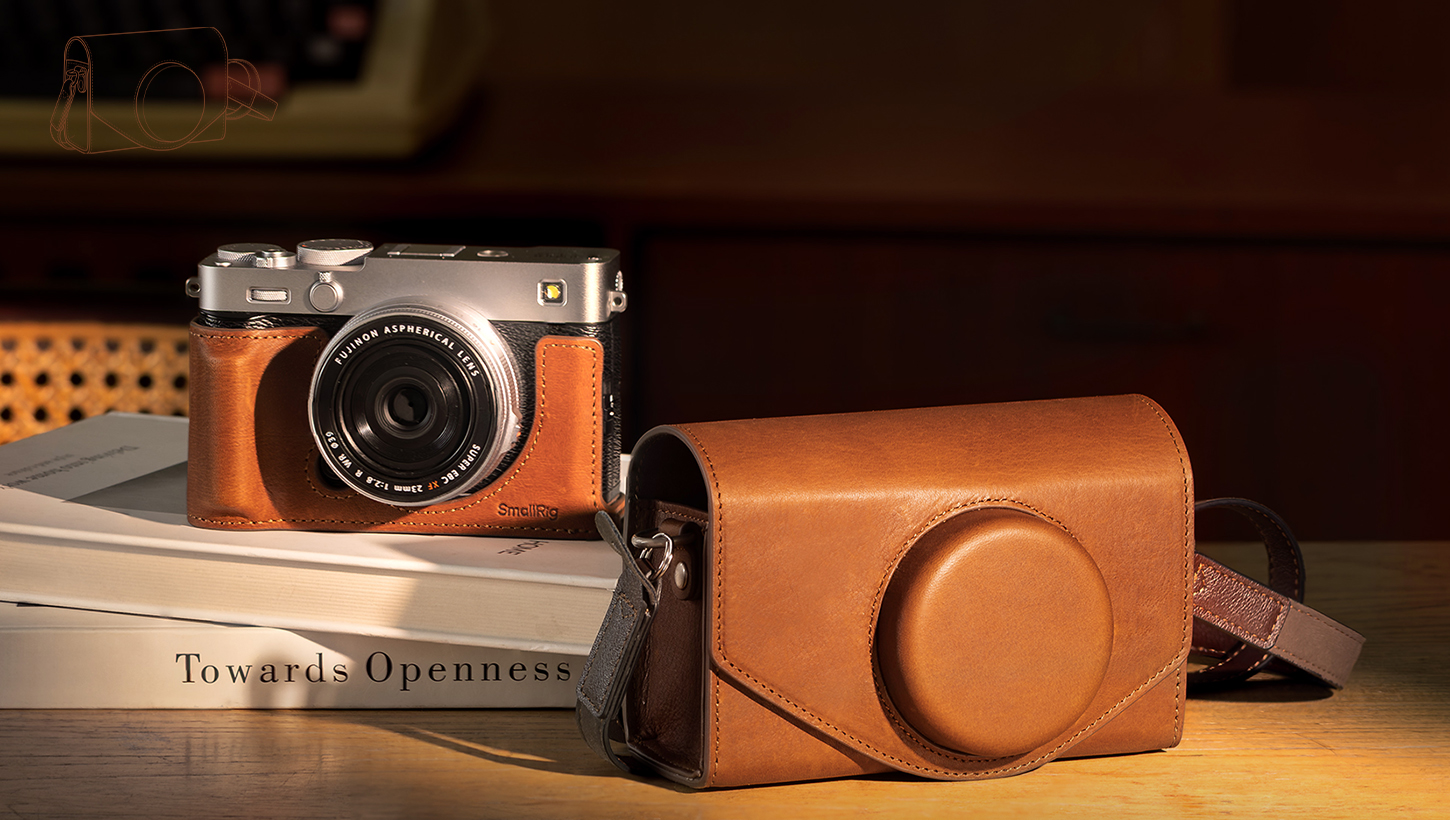 Kategori/Kamera Taşıma Kafesleri/FUJIFILM X-E5 / X100VI i&ccedil;in FUJIFILM Deri Saklama &Ccedil;antası - Markalar: FUJIFILM / Modeller: X-E5, X100VI / &Uuml;r&uuml;n Kodu: 5987