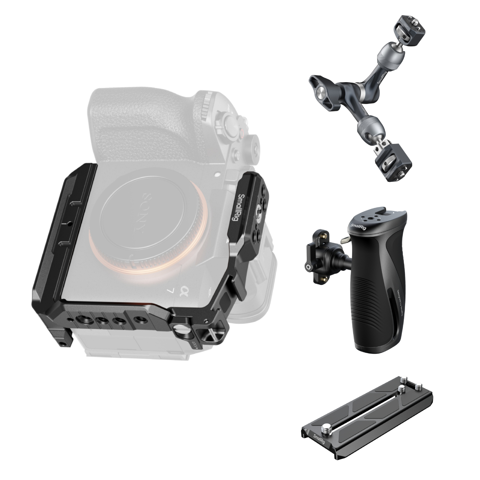 SmallRig HawkLock Cage Kit for Sony A7 V A7R V A7 IV | Arca-Swiss QR