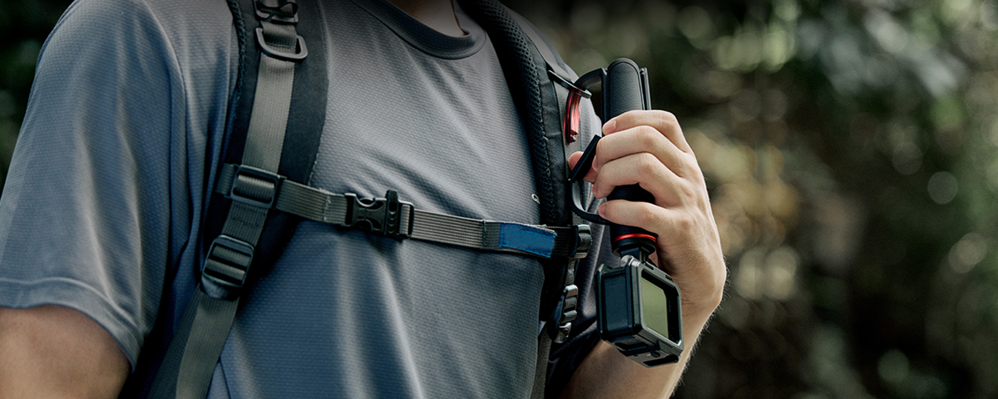 Category/Tripods/Vlogging Tripods Carabiner Video Tripod | 3-in-1 Mantis Hook | SmallRig-SKU:5285B/