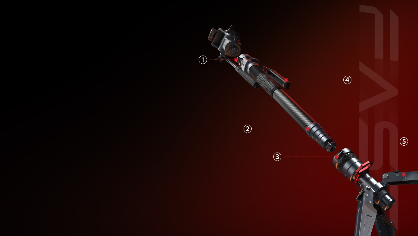 Category/Tripods/Video Tripods Carbon Fiber Video Monopod | 175cm 2-in-1 Fluid Head | SmallRig-SKU:5565/Material(s):Carbon Fiber,Aluminum Alloy/Tripod Load Capacity:15kg / 33.07 lb/Head Load Capacity:5kg / 11.02 lb/