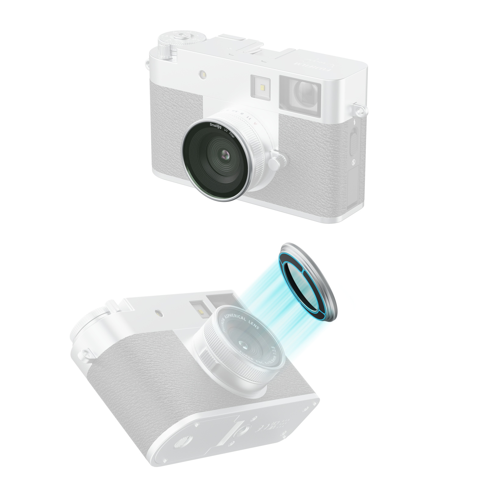 ペトリハーフ　PETRI HALF UVフィルター Fuji X Magnetic UV Filter | Fast Lens Protection | SmallRig