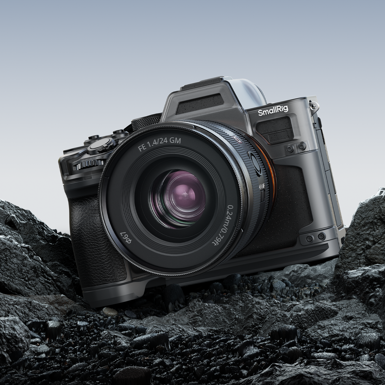 Sony A7 IV Camera Cage | Arca-Swiss | Leather Grip