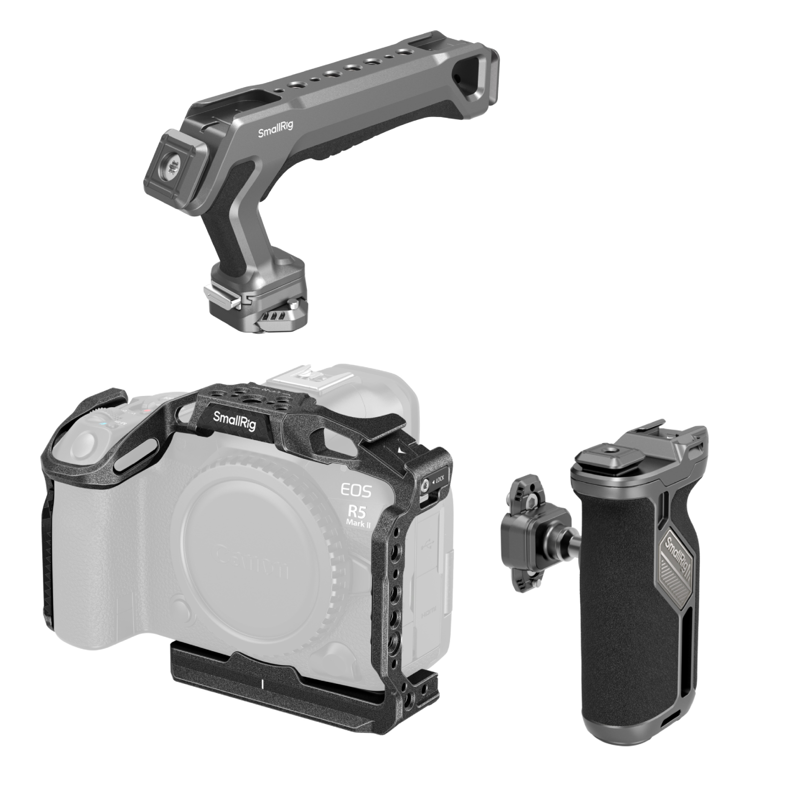 "Black Mamba" Cage for Canon EOS R5 II: Arca-Swiss Cage for Switching Between Tripods & Stabilizers