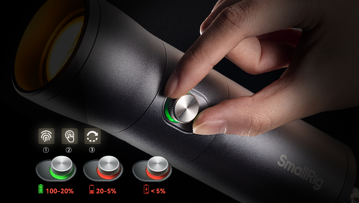 CATEGORY/Lighting System/Pocket Led Video Lights SmallRig RGB LED Photography Light - 7500mAh, 4 Colors & 20 Filters-SKU:4634/Package Weight (kg):0.7/