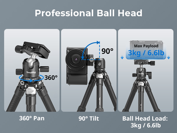 Carbon Fiber Pocket Tripod | Compact Camera Stand | SmallRig Carbon Fiber Pocket Tripod | Compact Camera Stand | SmallRig