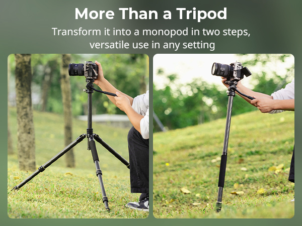 CT150 Travel Tripod | Lightweight Carbon Monopod | SmallRig