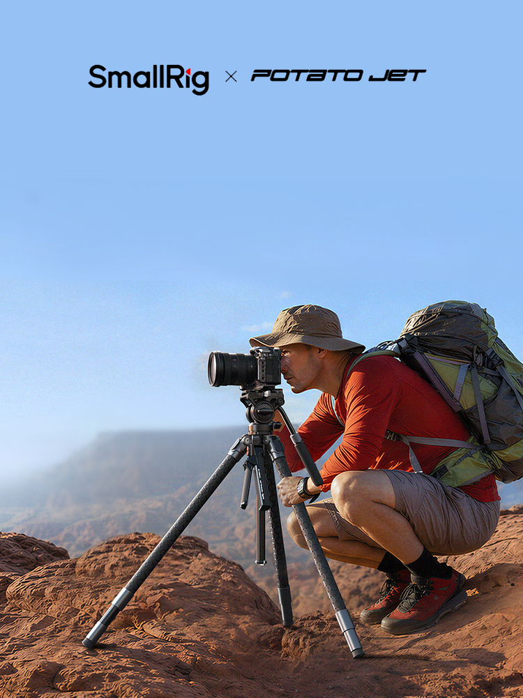 SmallRig TRIBEX Tripod Series | X-Clutch Hydraulic Tripod by