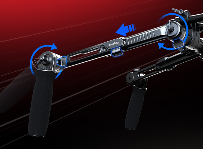 HawkLock VCT-14 Shoulder Rig | Modular | Quick Release