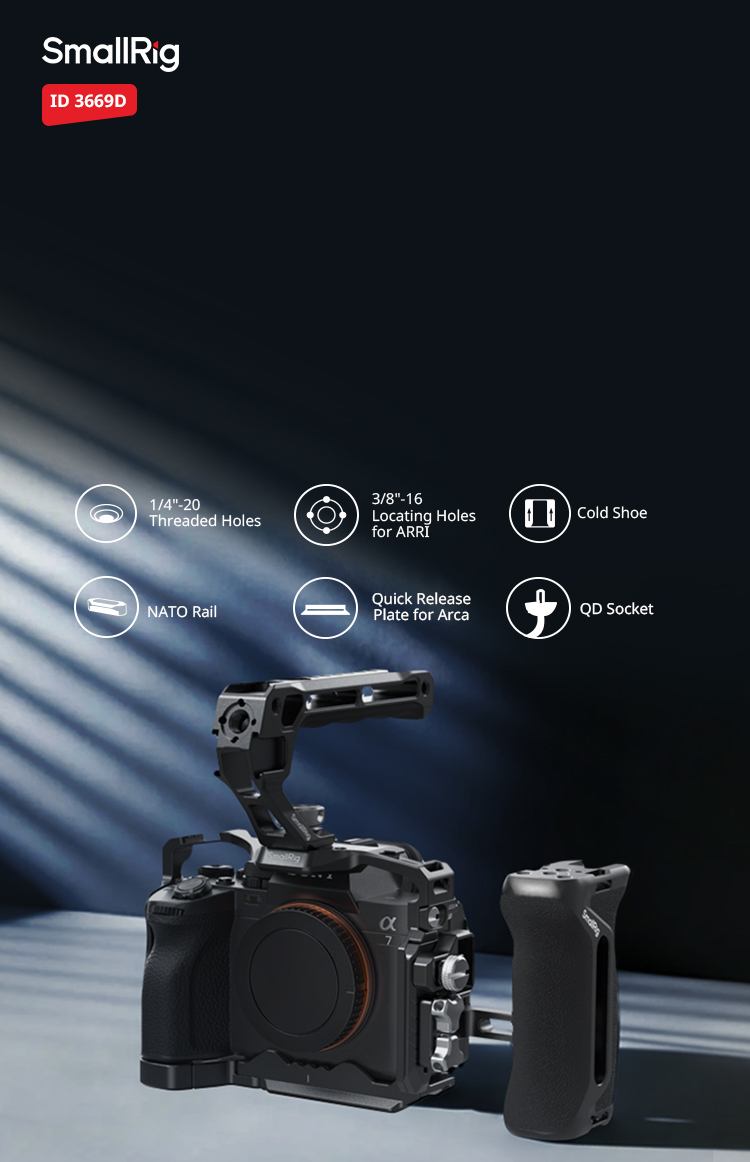 Sony A7 IV Advanced Cage Kit | Pro Handheld Rig | SmallRig