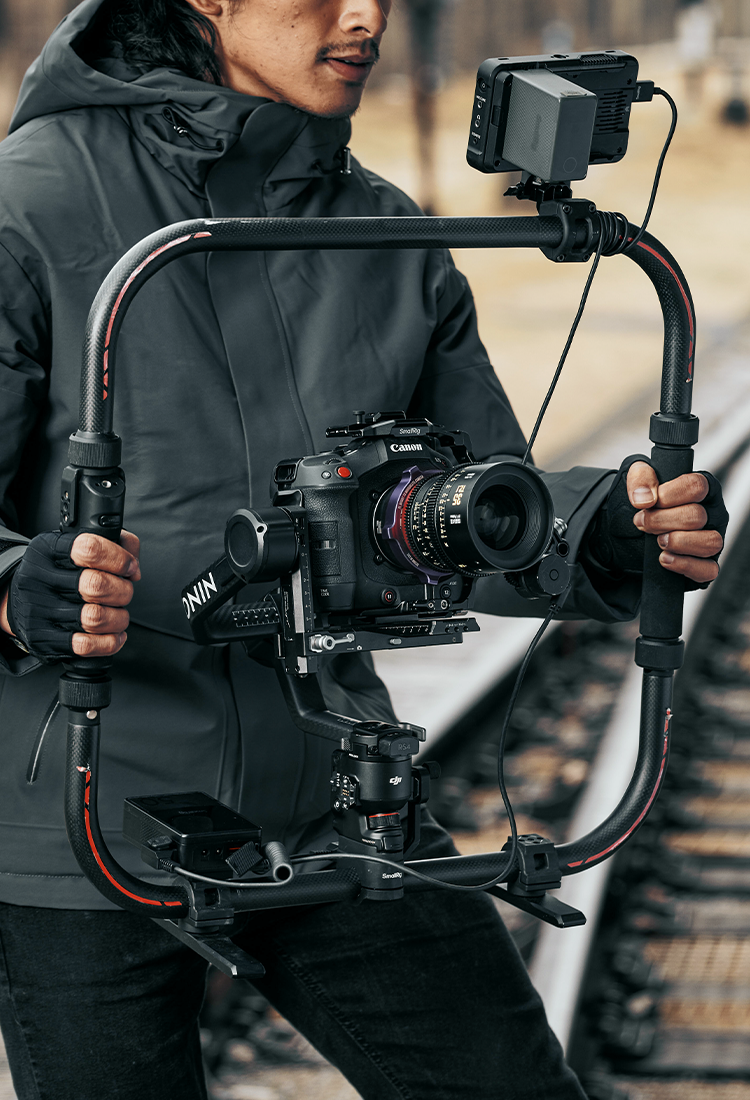Tilta C80 Cage, Camera Cage Base Kit Compatible with C80 with Top Plate, Side Arms, NATO Rail Attachment, HDMI Cable Clamp ES-T25-A