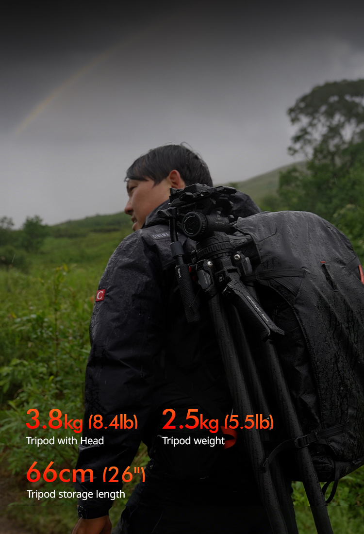 SmallRig TRIBEX CARBON II Carbon Fiber Tripod with Dynamic Balance