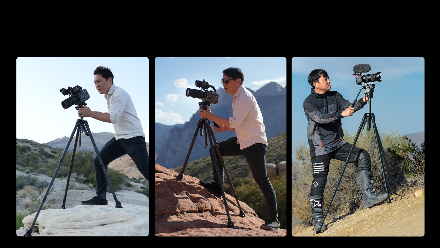 Kategori/Tripodlar/Video Tripodları SmallRig TRIBEX CARBON II Dinamik Denge Başlığına Sahip Karbon Fiber Tripod | SmallRig-SKU:5755/Malzeme(ler):Karbon Fiber/Tripod Y&uuml;k Kapasitesi:Her İkisi 25 kg/Başlık Y&uuml;k Kapasitesi:6 kg/&Ccedil;alışma Y&uuml;ksekliği:27,0 - 168,0 cm/Ne