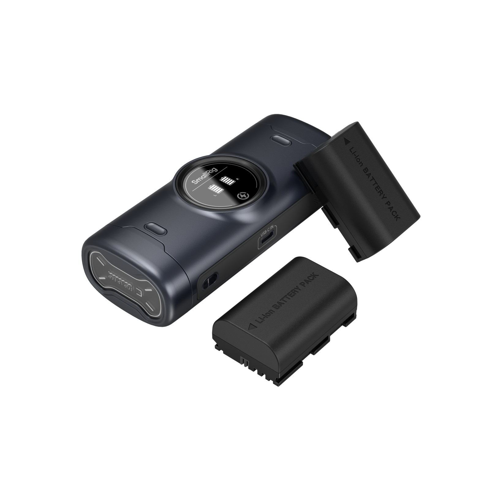 SmallRig 5695 Dual-Channel Usb-c Fast Battery Charger Case [Compatible with Canon Lp-E6P Batteries] - Black