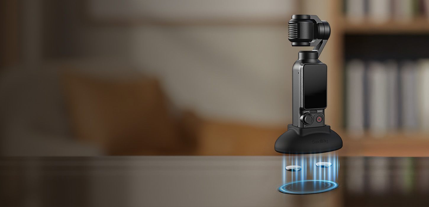 Kategori/Montaj Braketleri/Vantuzlu Silikon Stand Tabanı DJI Osmo Pocket 4 / 3 i&ccedil;in (2 adet) - Marka: DJI / Modeller: Osmo Pocket 3, Osmo Pocket 4 / &Uuml;r&uuml;n Kodu: 6008